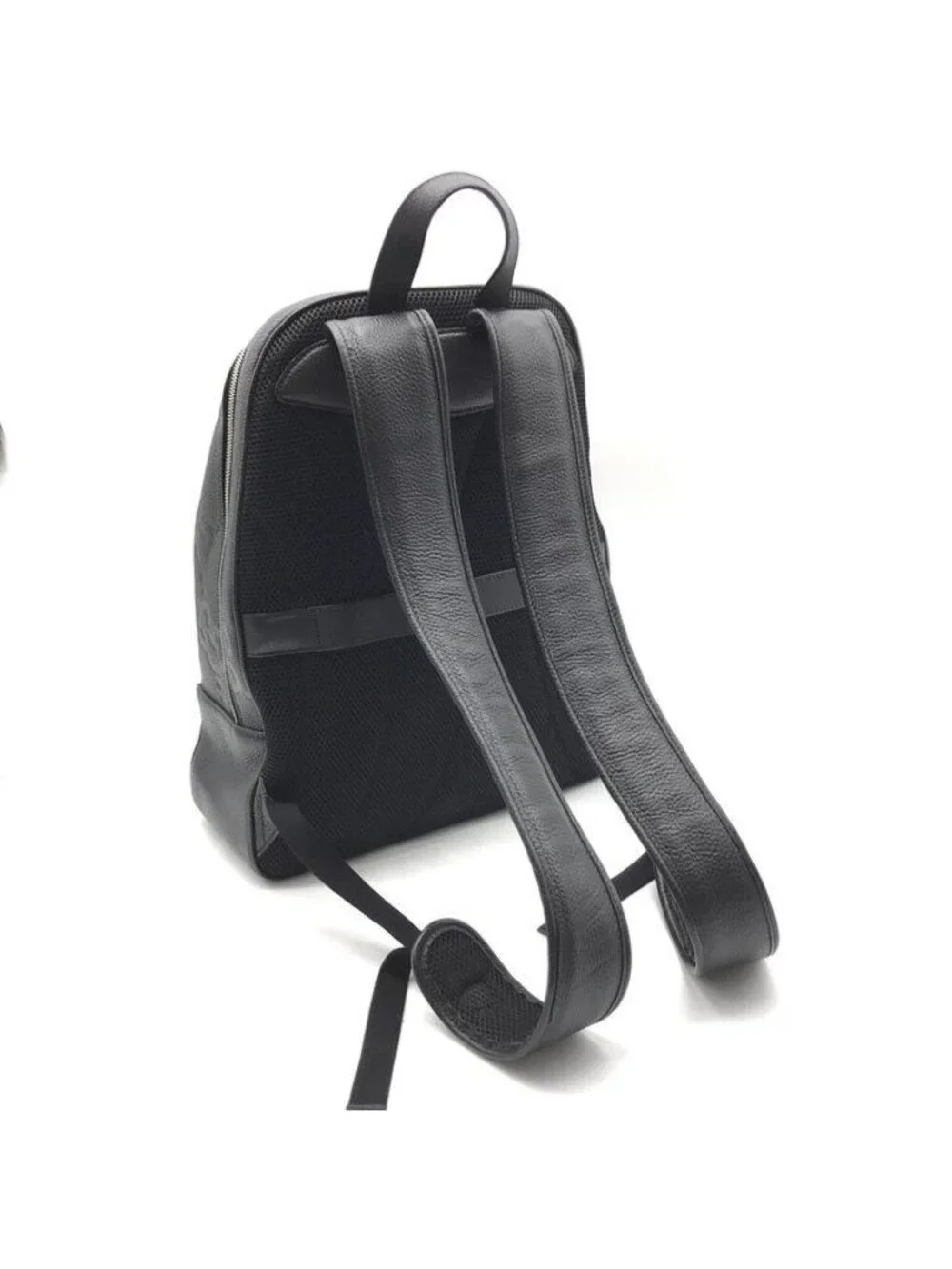 Gucci Jumbo GG Leather Backpack Pack Black